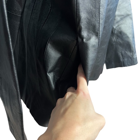 East 5th - Womens Black Leather Jacket Sz LG - Picture 3 of 8